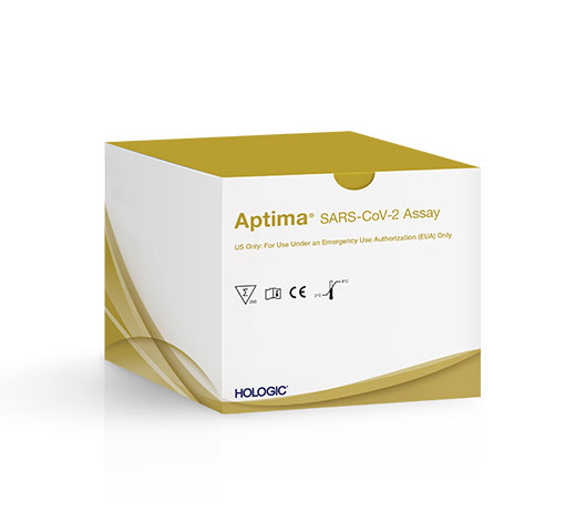 Hologic Aptima® SARS-CoV-2 assay op witte achtergrond