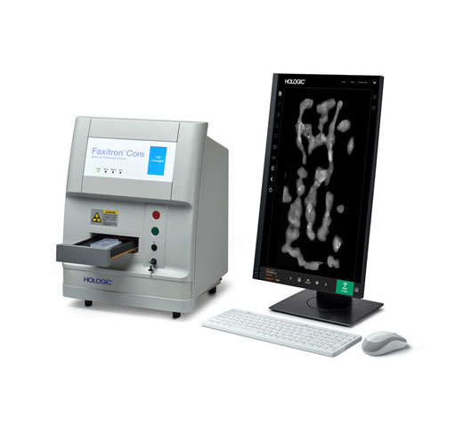 Faxitron® Core specimenradiografiesysteem op witte achtergrond