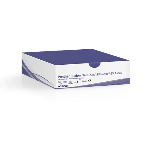 Hologic Panther Fusion® SARS-CoV-2/Influenza A/B/RSV assay op witte achtergrond