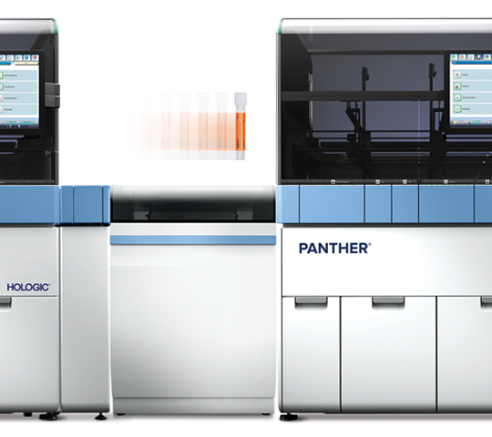 Hologic Panther® Trax op een witte achtergrond