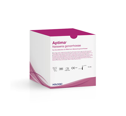 Aptima® Neisseria gonorrhoeae assay op een witte achtergrond