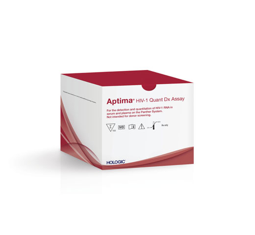 Aptima™ HIV-1 Quant Dx-test op witte achtergrond