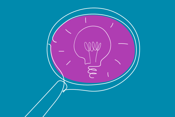 Illustratie van gloeilamp