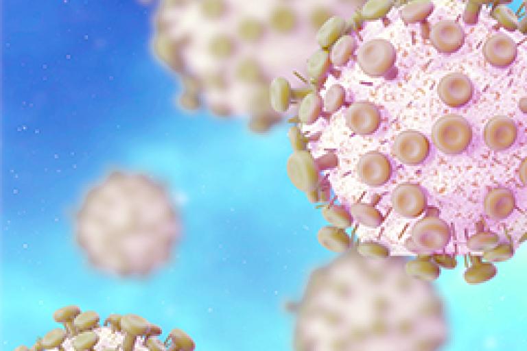 Visuele illustratie van micro-organisme