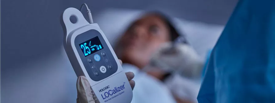 Medisch specialist werkt met LOCalizer