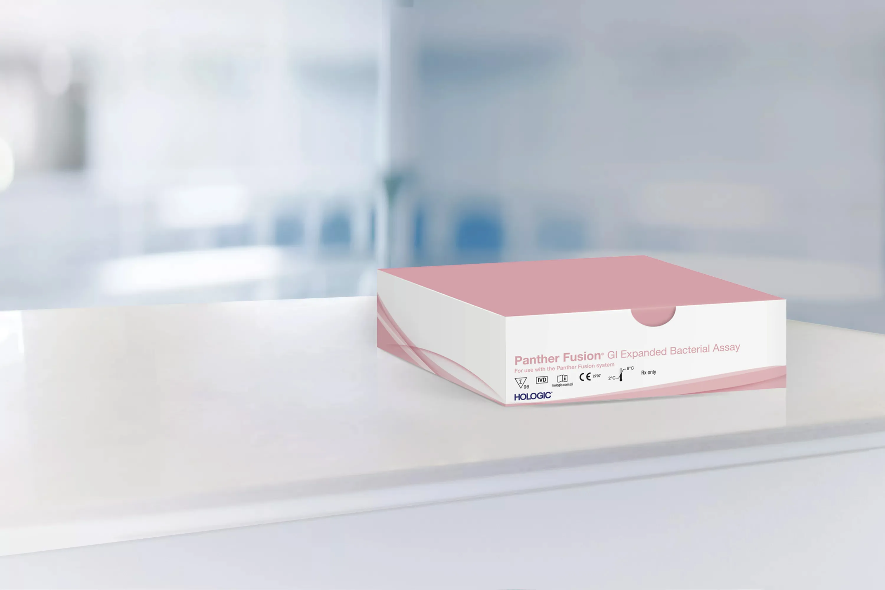 Assaydoos op een tafel in een laboratorium.