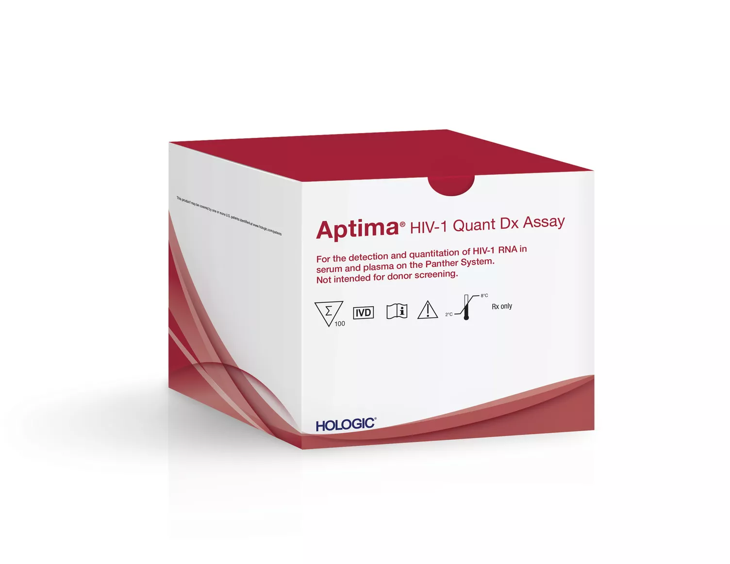 Afbeelding van Aptima™ HIV-1 Quant Dx assay op witte achtergrond