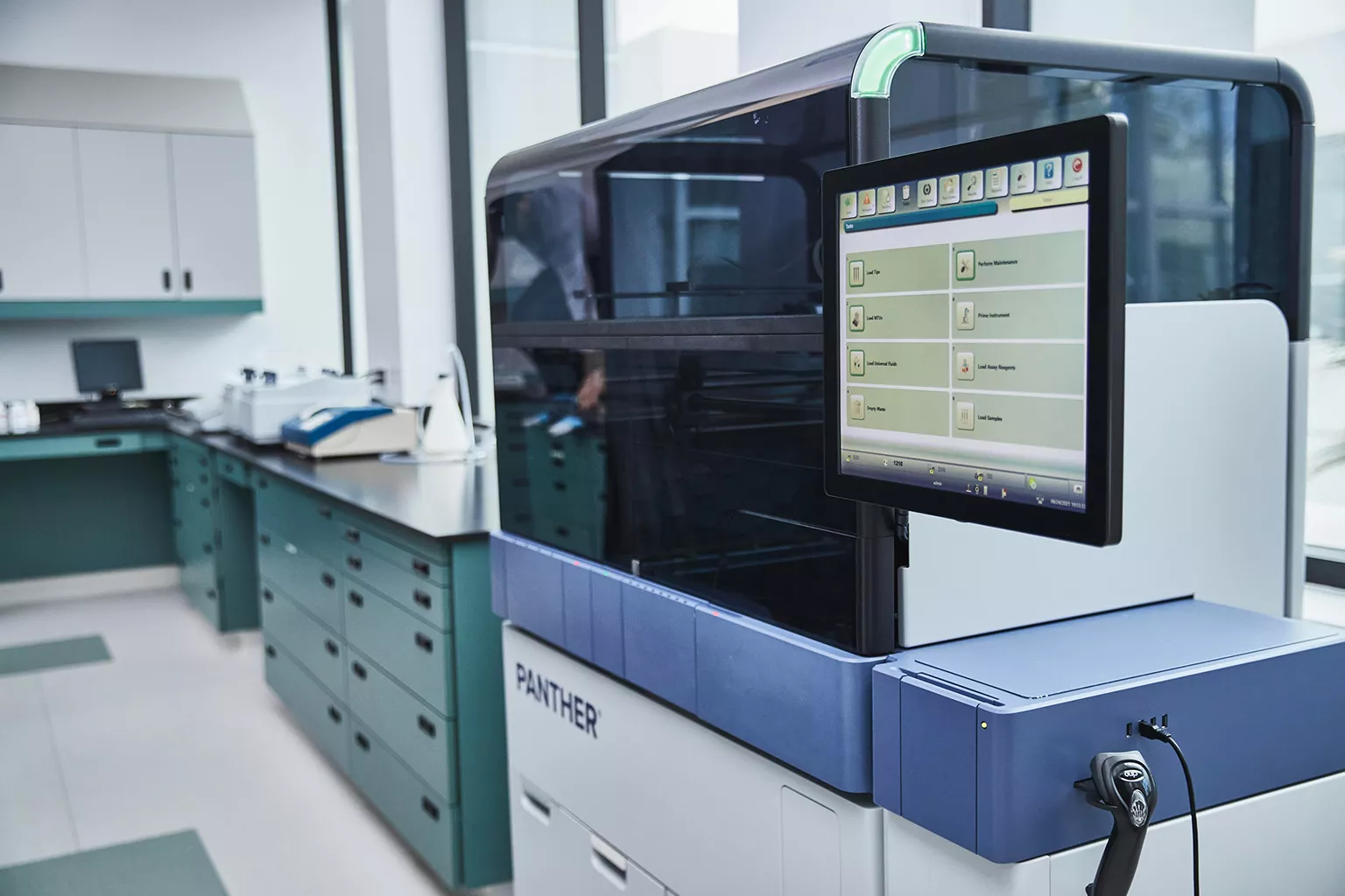 Panther® Plus MTU-module in een laboratorium.