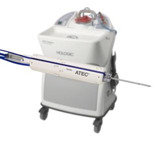 Hologic ATEC® borstbiopsiesysteem op witte achtergrond