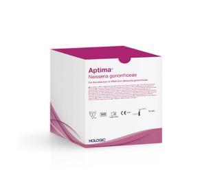 Aptima® Neisseria gonorrhoeae assay op een witte achtergrond